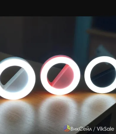 Селфи-кольцо с LED-подсветкой — отличный свет для фото и видео