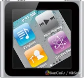 Apple iPod nano 6G 8 Гб графит — отличное состояние