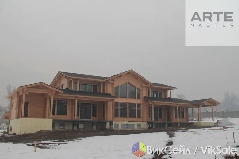 Деревянные дома и бани из клееного бруса под ключ