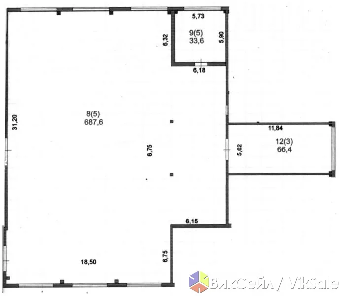 Производственное помещение 787,6 м² в Карасуке