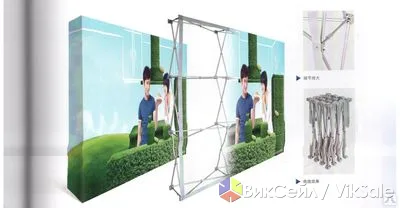 Корпоративный мобильный стенд Pop-Up для выставок и презентаций