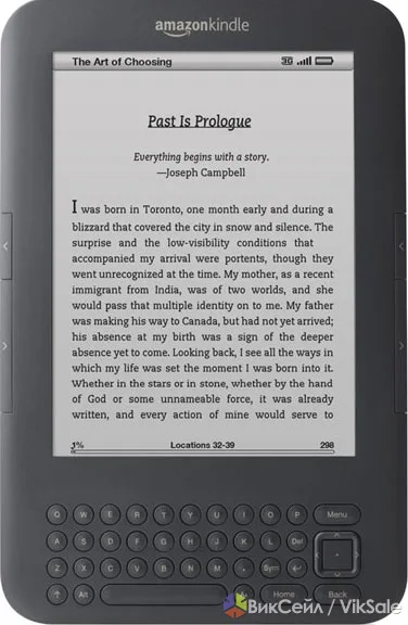 Новый Kindle 3 Wi-Fi из США — доставка по Казахстану