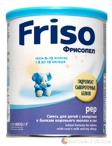 Заменитель Friesland Фрисопеп, 400 г, для детей с аллергией