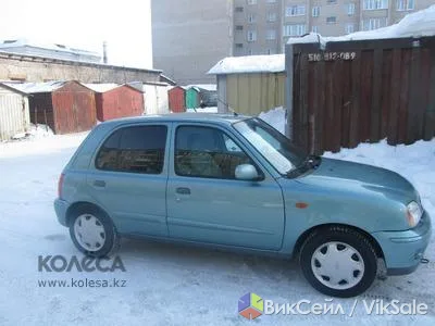Nissan Micra 2001, 1.4 АКПП, зелёный металлик