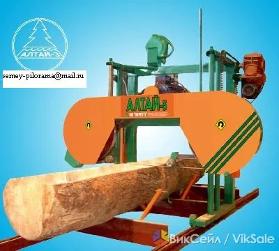 Ленточная и дисковая пилорама для производства пиломатериалов