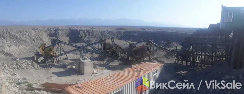 Дробильно-сортировочный комплекс и карьер 10 Га в Алматинской области