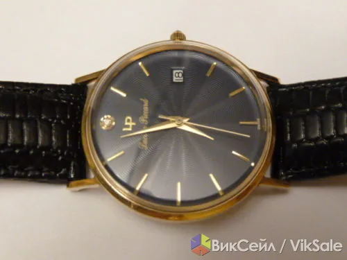 Мужские золотые часы Lucien Piccard, 14K, кварц, оригинал