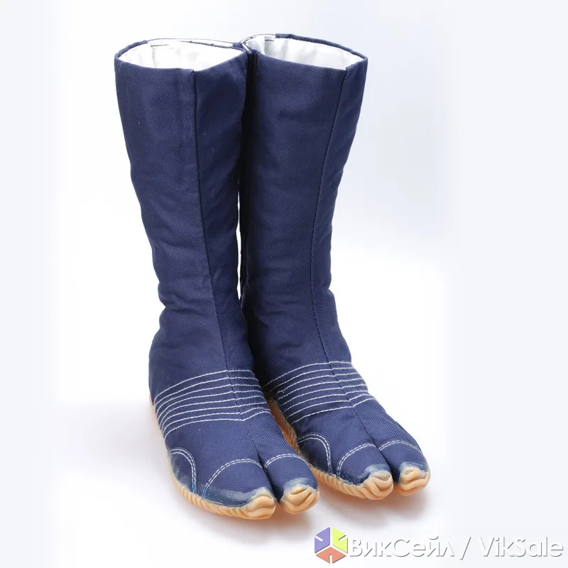 Ninja Shoes Таби — классическая модель JOG, синие, хлопок