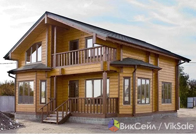 Дома из сухого профилированного бруса — тёплые и экологичные