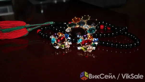 Кольцо и серьги из бижутерии, новые