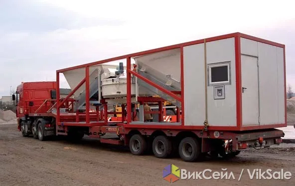 Мобильный бетонный завод SUMAB K-30, 25-30 м³/ч, БСУ, РБУ