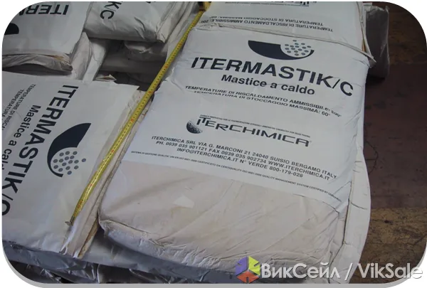 Битумная мастика ITERMASTIK/C для горячей заделки трещин и швов