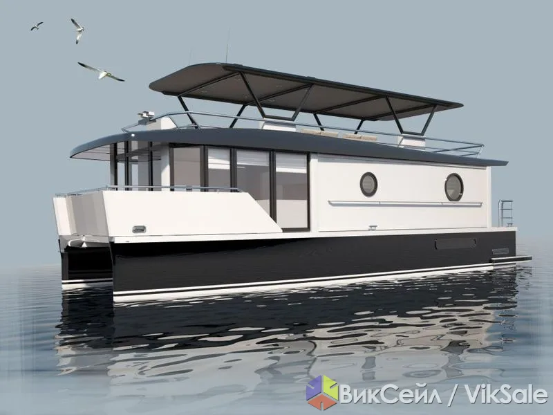 Хаусбот-катамаран Baikal 15HC со стальным корпусом