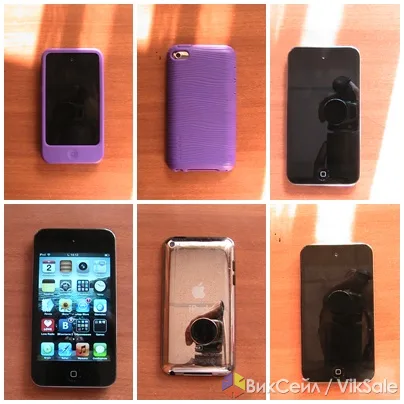 iPod touch 4 с упаковкой, новым USB-кабелем и чехлом