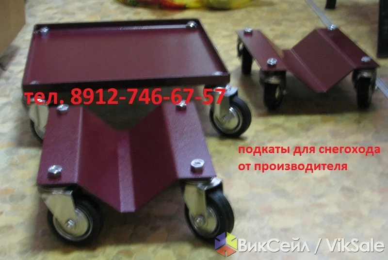 Подкаты для снегохода: платформы под лыжи и гусеницу