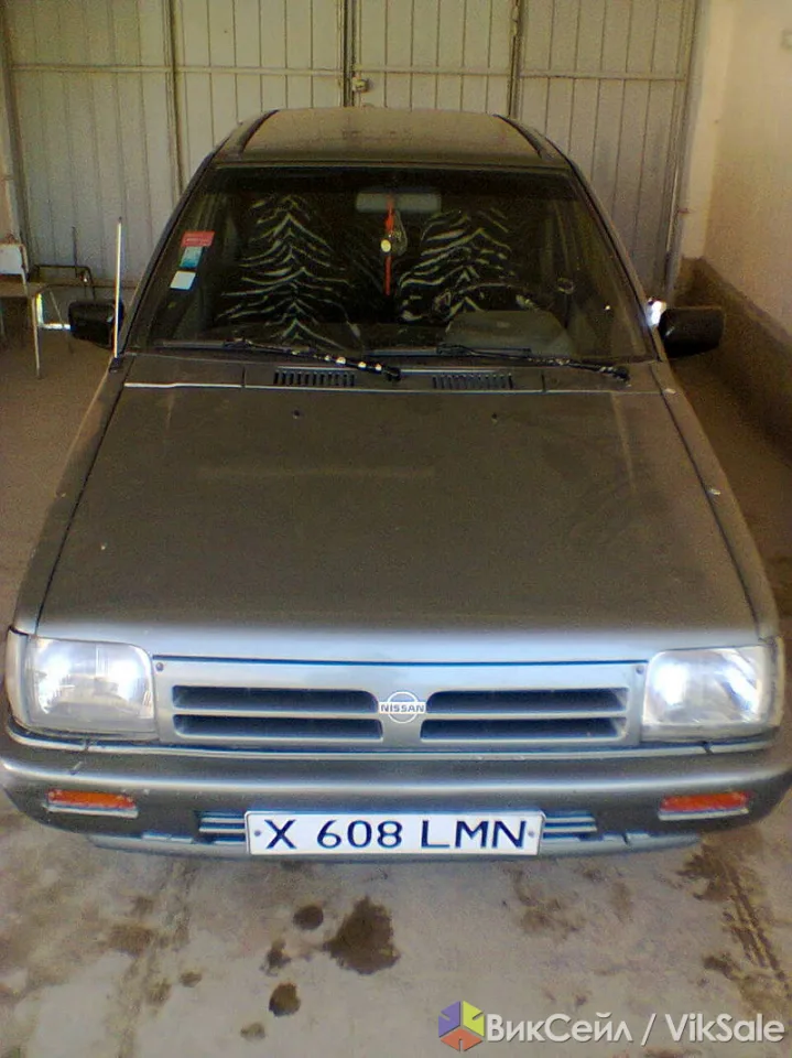Nissan Micra 1989, серый металлик, в хорошем состоянии