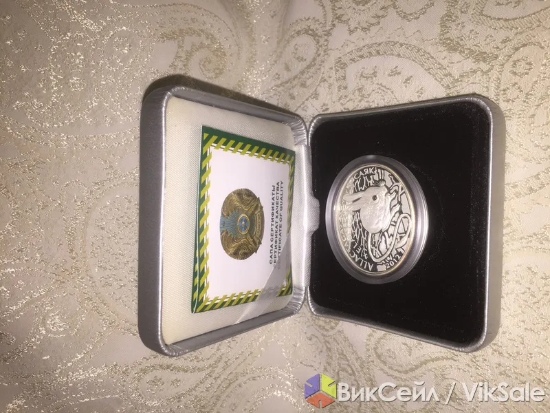 Серебряная монета Тушканчик из серии Фауна и флора Казахстана