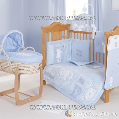 Аксессуары для кроватки: бортик и одеяло из Англии