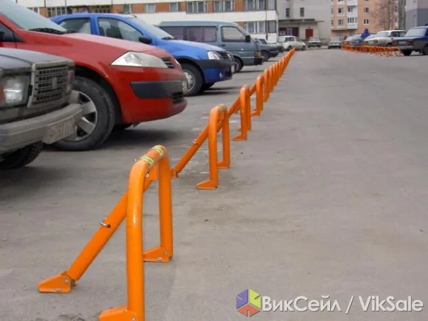 Складной парковочный барьер с установкой