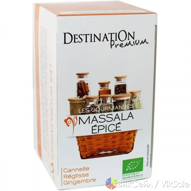 Имбирный чай в пакетиках Destination Masala