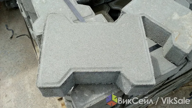 Брусчатка "Катушка" серого цвета, 60 мм