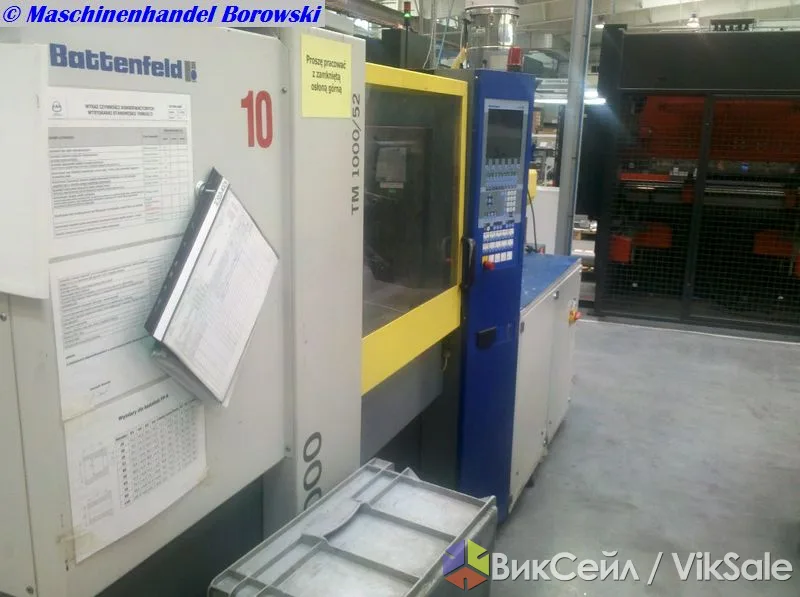 Термопластавтомат Battenfeld TM 100-525 UNILOG B4, 2000 г.в.