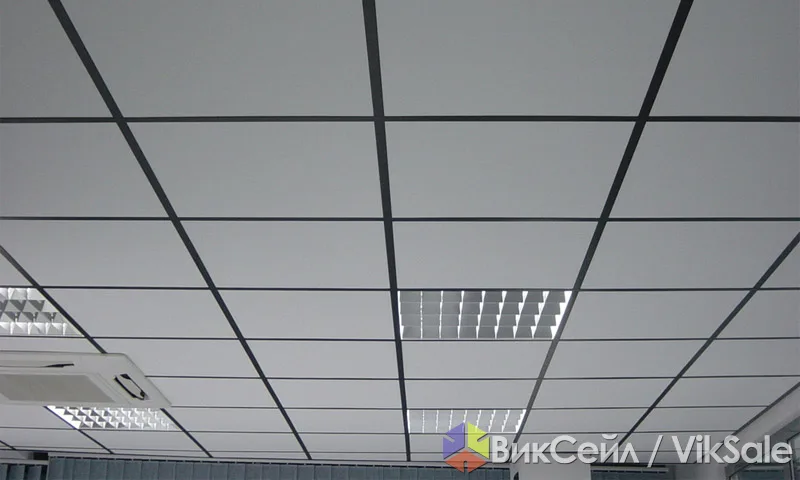 Монтаж потолков Армстронг и Грильято под ключ