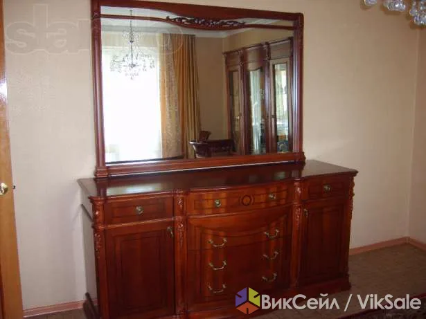 Комод с зеркалом, элитная мебель для гостиной