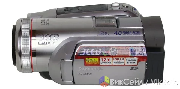 Видеокамера Panasonic NV-GS500 в отличном состоянии