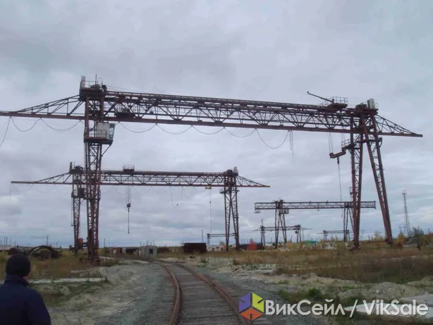 Мостовой кран 50 т, козловой КС50-42В, 42 м, с хранения