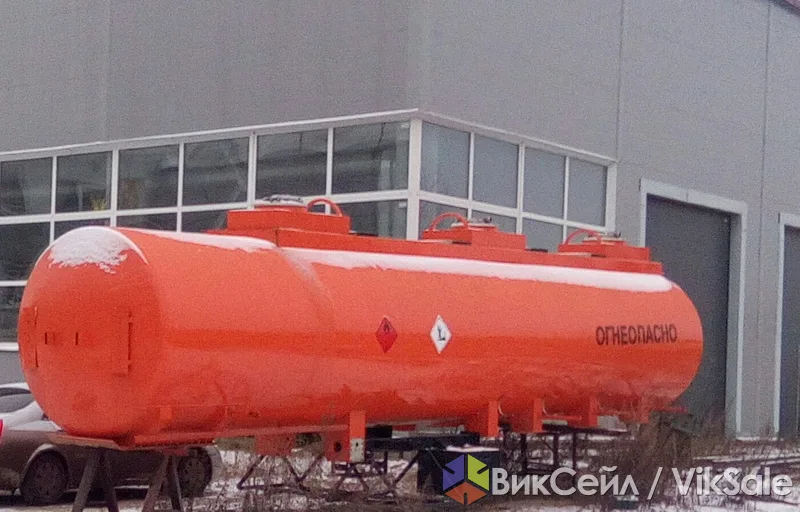 Бензовоз 35 м³, безрамный, 3 секции, сталь 09Г2С