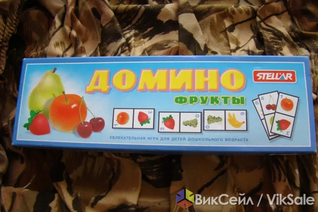 Детское домино «Фрукты», 28 фишек