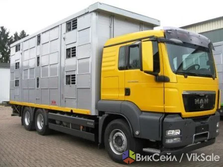 Скотовоз на базе КамАЗ 65117, новый, с фургоном