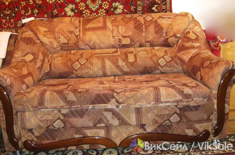Раскладная софа с ящиком для белья, 2 метра