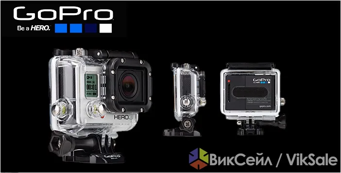 Экшн-камера GoPro HERO 3 Silver Edition с полным комплектом