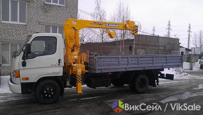 Hyundai HD 78 с КМУ SOOSAN SCS 333, 2014 г.