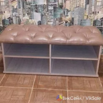 Обувница с каретной стяжкой Capitone