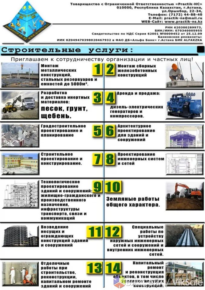 Строительная компания: полный спектр услуг, спецтехника в аренду