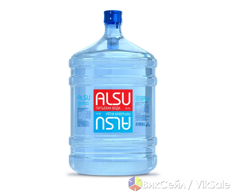 Питьевая вода «ALSU» в бутылях 18 и 9 л с доставкой