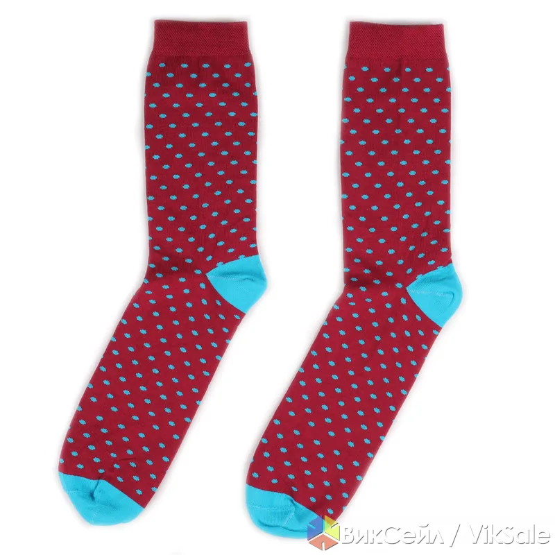 Мужские носки Socks’N’Roll PolkaDot Red/Blue, размер M (41-45)