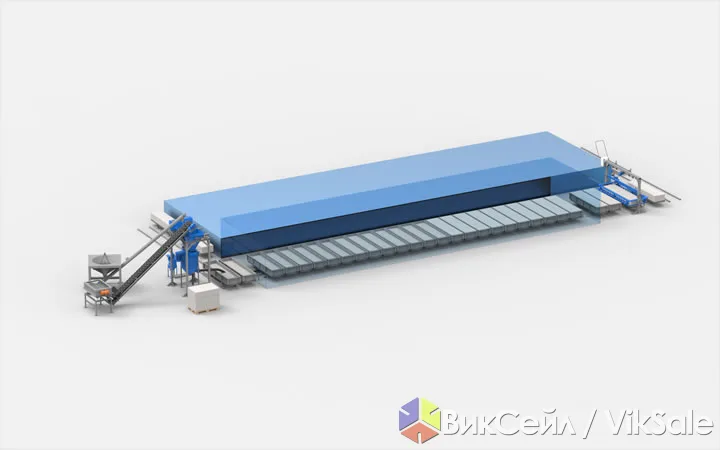 Линия для производства газобетона до 100 м³/сут