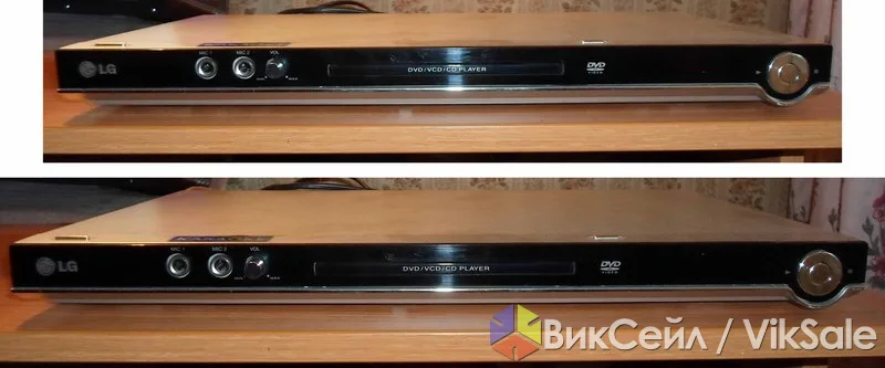 DVD-проигрыватель LG DK678X с кабелями и пультом