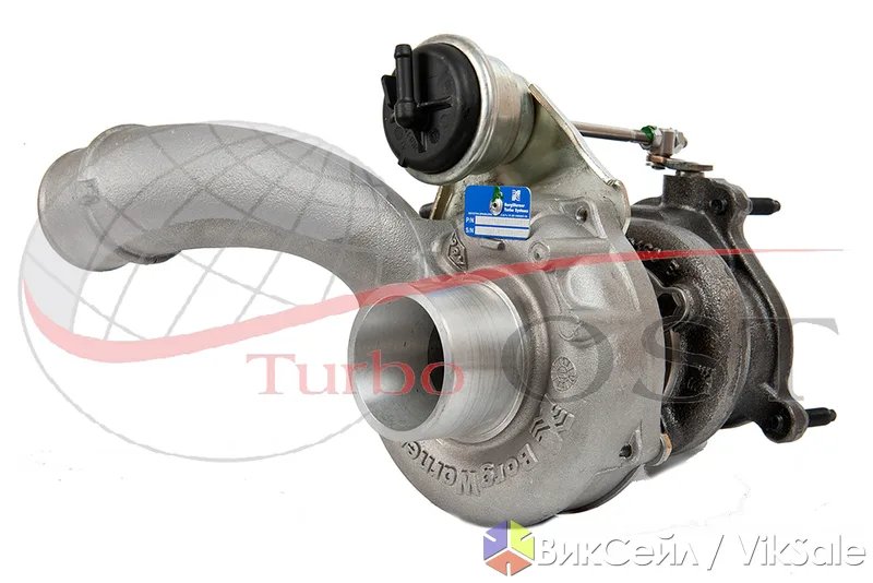Турбокомпрессор Nissan Interstar 2.5 dCI, оригинал KKK (BorgWarner)