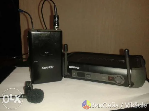 Аренда радиомикрофона SHURE PGX-1 с гарнитурой или петличкой
